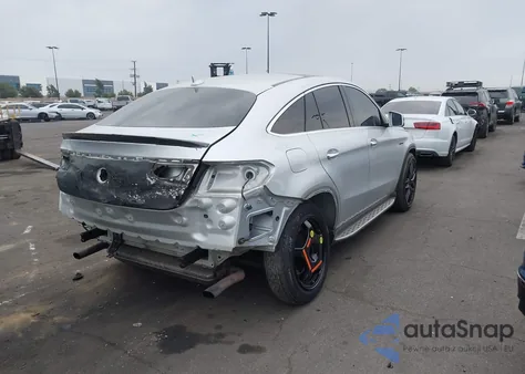 2016 Mercedes-Benz Amg Gle 63 Coupe S 4Matic z USA, uszkodzony, nr VIN 4JGED7FB5GA048864